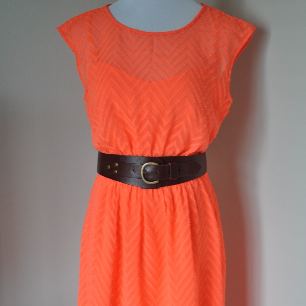 NWT J.Crew  Sleeveless Chiffon Dress in Zigzag - Picture 3 of 8